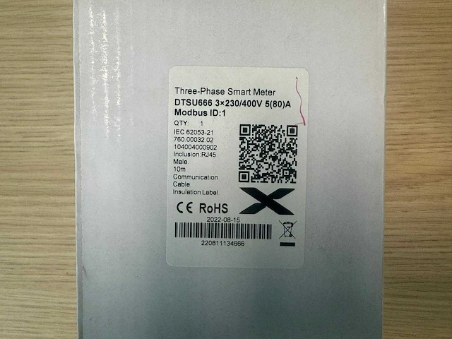 Chint kwh meter 80a 3-fase modbus 3 fase - afbeelding 2 van  2