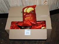 Chips zakken naturel in doos. ca. 15 zakken. - afbeelding 1 van  2