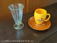 Chocomel bekers en sorbet glazen - afbeelding 1 van  1