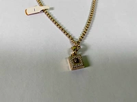 Chopard - happy diamonds - geelgouden jasseron collier - afbeelding 2 van  3