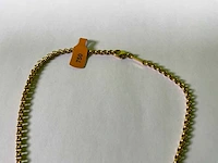 Chopard - happy diamonds - geelgouden jasseron collier - afbeelding 3 van  3