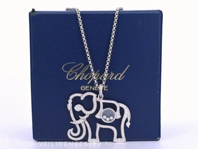 Chopard - happy diamonds olifant collier - afbeelding 1 van  7