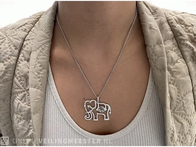 Chopard - happy diamonds olifant collier - afbeelding 2 van  7
