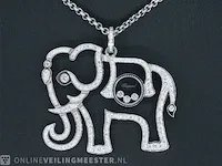 Chopard - happy diamonds olifant collier - afbeelding 3 van  7