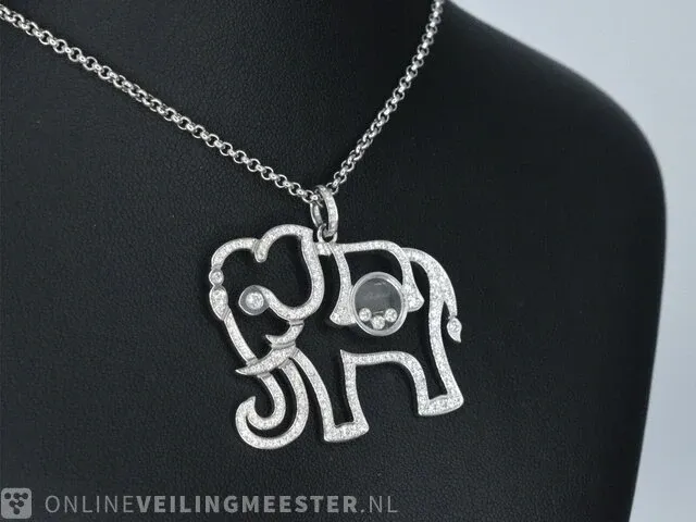 Chopard - happy diamonds olifant collier - afbeelding 4 van  7