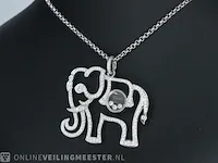Chopard - happy diamonds olifant collier - afbeelding 6 van  7
