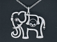 Chopard - happy diamonds olifant collier - afbeelding 3 van  8
