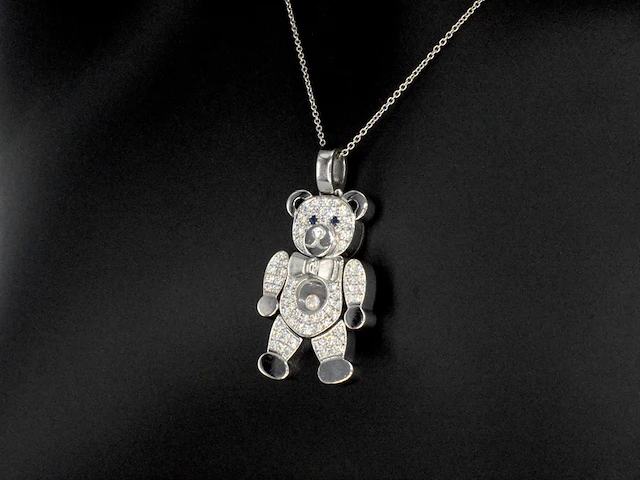 Chopard - happy diamonds teddy bear, excl. ketting - afbeelding 6 van  12