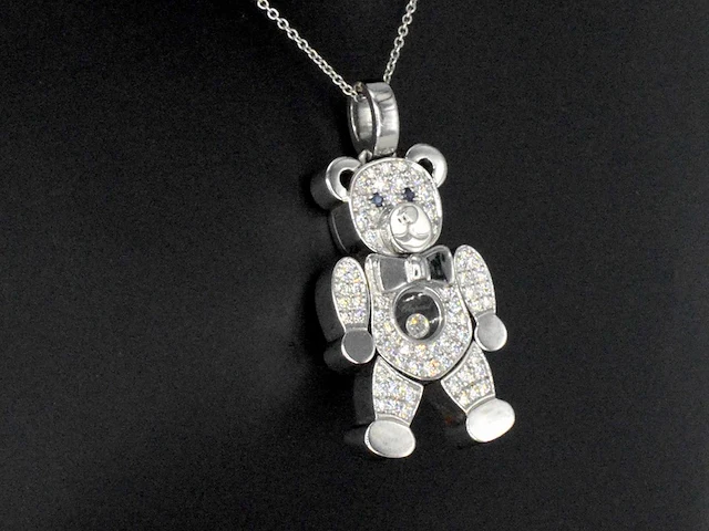 Chopard - happy diamonds teddy bear, excl. ketting - afbeelding 7 van  12