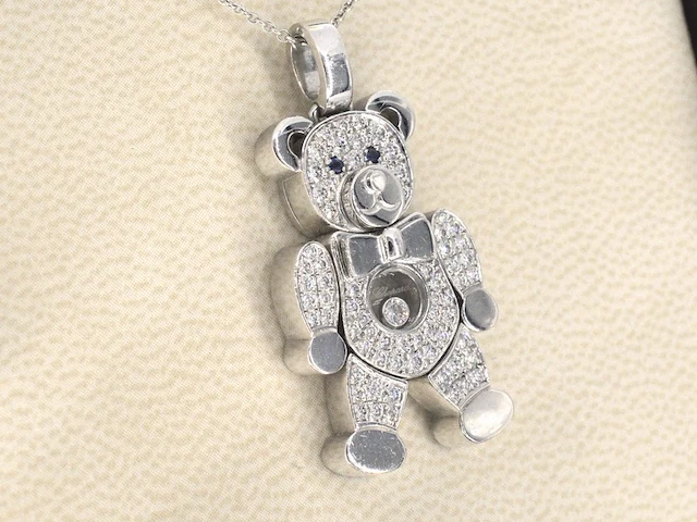 Chopard - happy diamonds teddy bear, excl. ketting - afbeelding 11 van  12