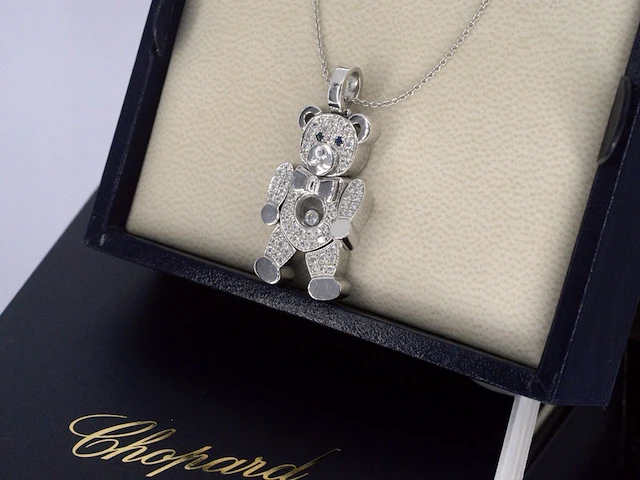 Chopard - happy diamonds teddy bear, excl. ketting - afbeelding 12 van  12