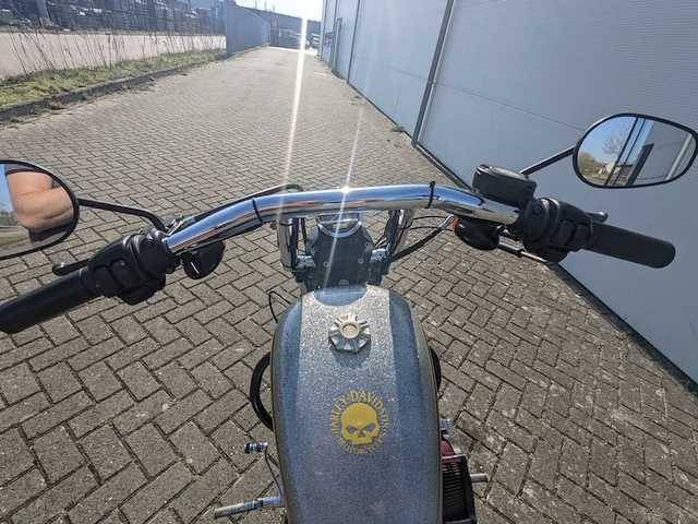 Chopper harley davidson, xl 883 sportster iron, bouwjaar 2012 - afbeelding 9 van  63