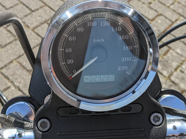 Chopper harley davidson, xl 883 sportster iron, bouwjaar 2012 - afbeelding 11 van  63