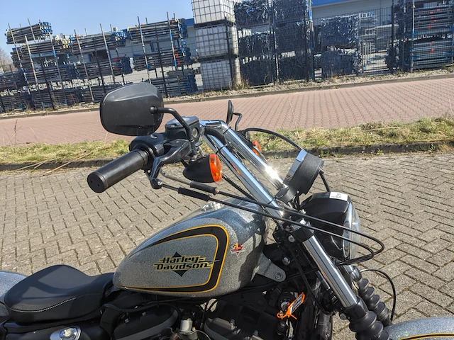 Chopper harley davidson, xl 883 sportster iron, bouwjaar 2012 - afbeelding 20 van  63