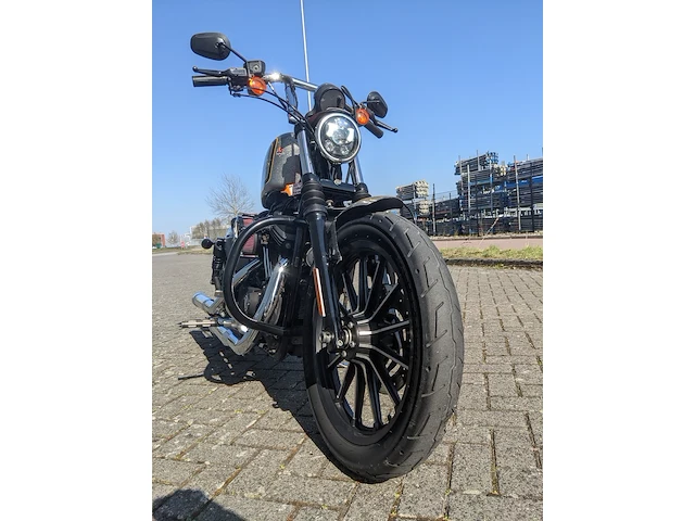 Chopper harley davidson, xl 883 sportster iron, bouwjaar 2012 - afbeelding 40 van  63