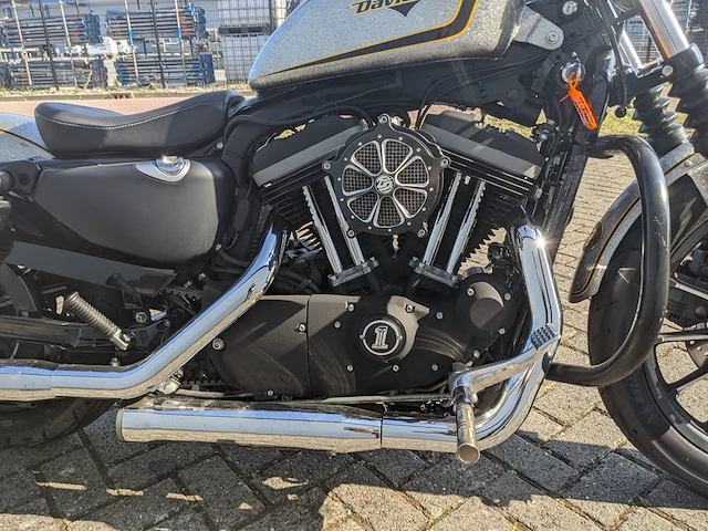 Chopper harley davidson, xl 883 sportster iron, bouwjaar 2012 - afbeelding 43 van  63