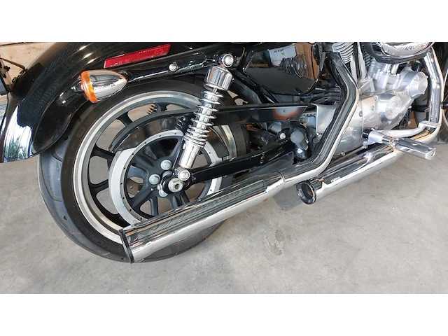 Chopper, harley davidson, xl 883l sportster superlow, 2015 - afbeelding 10 van  32