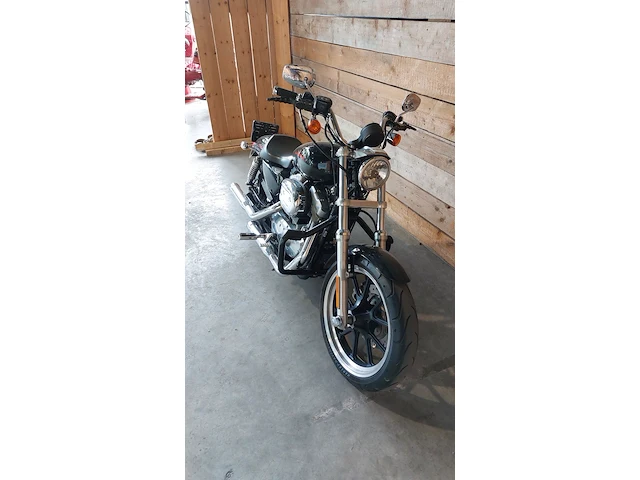 Chopper, harley davidson, xl 883l sportster superlow, 2015 - afbeelding 31 van  32