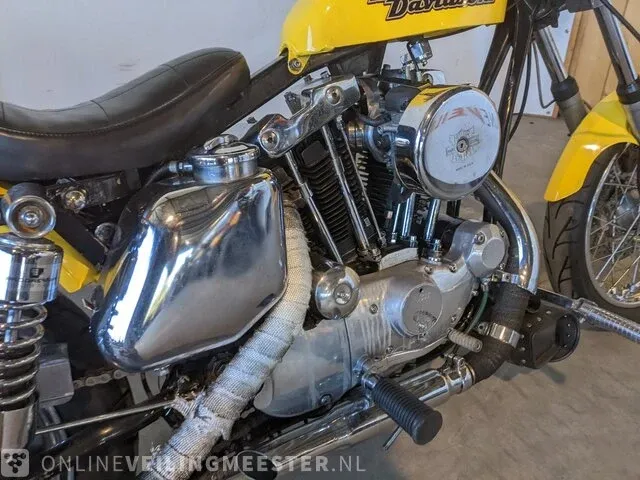 Chopper harley davidson, xlh sportster, bouwjaar 1974 - afbeelding 3 van  33
