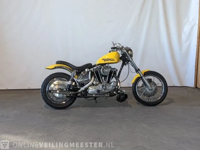 Chopper harley davidson, xlh sportster, bouwjaar 1974 - afbeelding 1 van  33