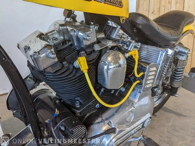 Chopper harley davidson, xlh sportster, bouwjaar 1974 - afbeelding 21 van  33