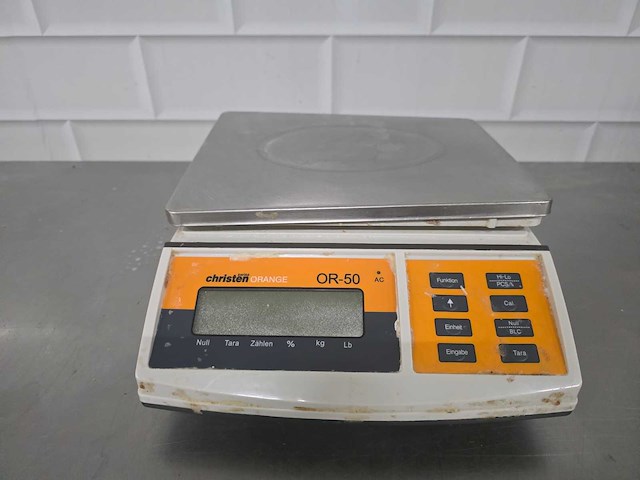 Christen orange - or-50 - digitale weegschaal - afbeelding 3 van  5