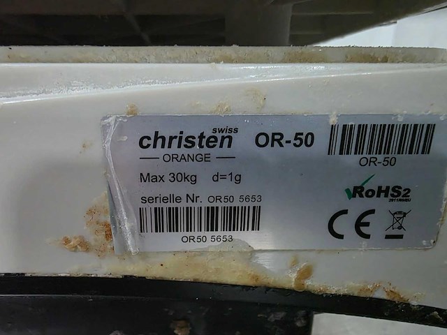 Christen orange - or-50 - digitale weegschaal - afbeelding 5 van  5