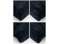 Christiaan dior - lady dior - handtas cannage zwart nylon goud - afbeelding 2 van  12