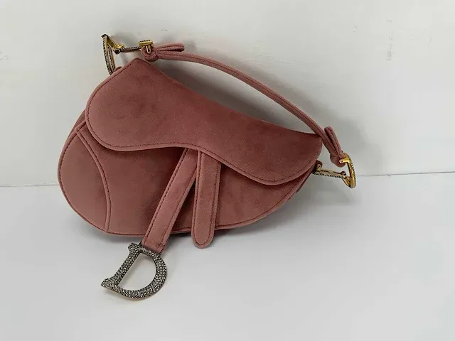 Christiaan dior - saddle bag- oud roze - afbeelding 1 van  5