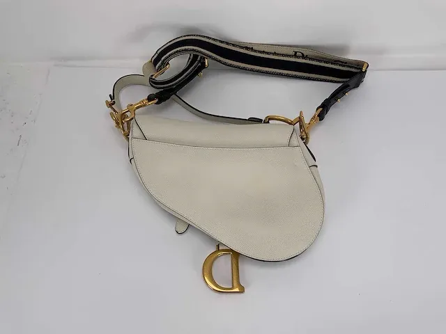 Christiaan dior - saddle bag- wit - afbeelding 3 van  3