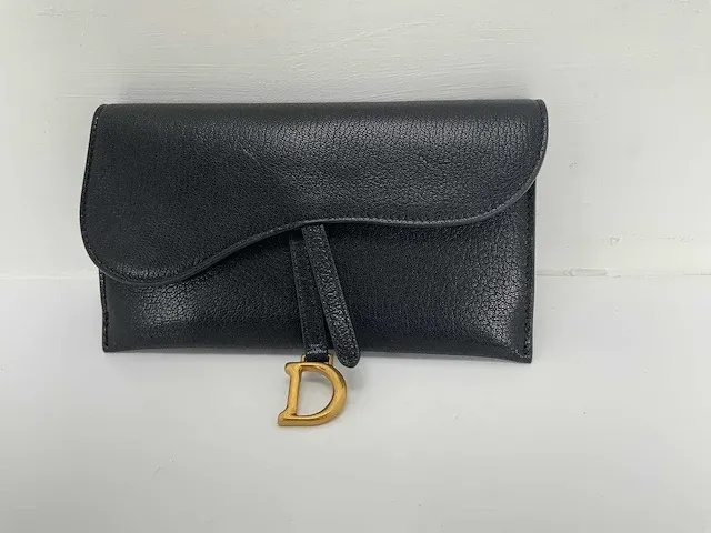Christiaan dior - saddle pouch - zwart - - afbeelding 1 van  4