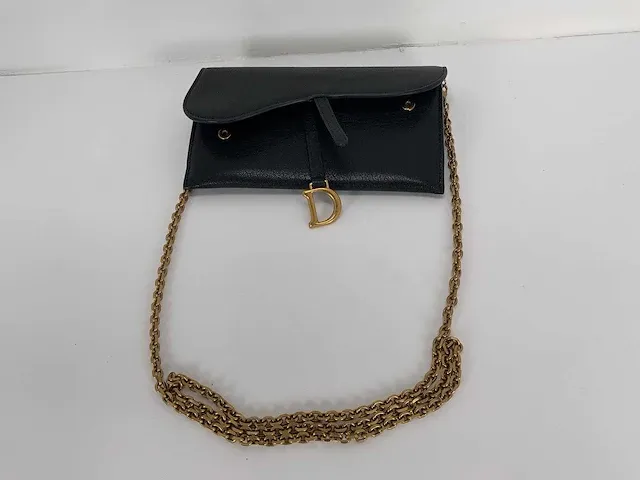 Christiaan dior - saddle pouch - zwart - - afbeelding 3 van  4