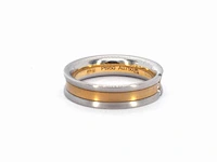 Christian bauer - bi-colour trouwring van goud en platina met natuurlijke diamanten - afbeelding 4 van  8