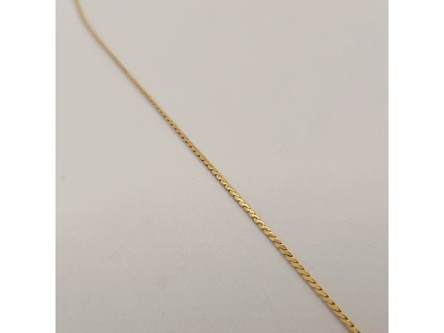 Christian dior goldplated collier met steentjes - afbeelding 4 van  6