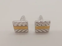Christian dior goldplated manchetknopen - afbeelding 3 van  5