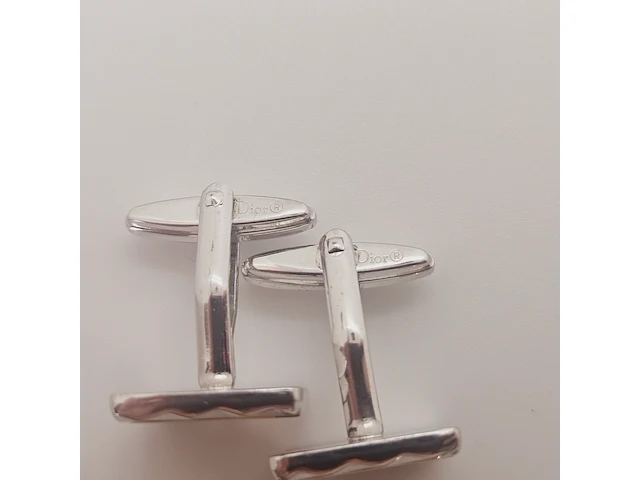 Christian dior goldplated manchetknopen - afbeelding 5 van  5