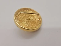 Christian dior goldplated pendant met kunstmatige parel - afbeelding 5 van  6