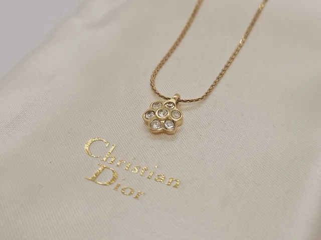 Christian dior gp gouden collier ketting - afbeelding 1 van  7