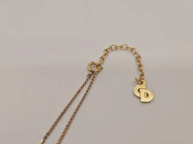 Christian dior gp gouden collier ketting - afbeelding 4 van  7
