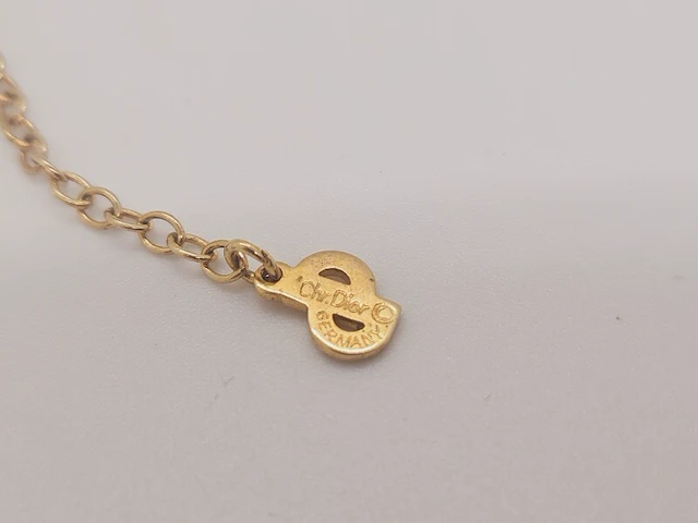 Christian dior gp gouden collier ketting - afbeelding 5 van  7