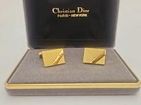 Christian dior gp gouden manchet knopen - inc. doos - afbeelding 3 van  10