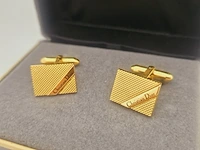 Christian dior gp gouden manchet knopen - inc. doos - afbeelding 5 van  10