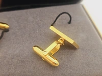 Christian dior gp gouden manchet knopen - inc. doos - afbeelding 9 van  10