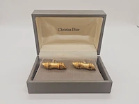 Christian dior gp gouden manchet knopen - inclusief doos