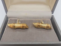 Christian dior gp gouden manchet knopen - inclusief doos - afbeelding 3 van  9
