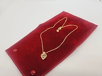 Christian dior gp gouden pendant collier