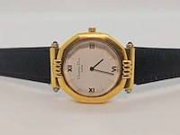 Christian dior octagon horloge - verguld goud 10 micron - afbeelding 4 van  6