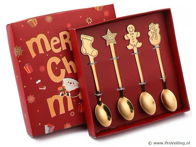 Christmas cutlery gift set - afbeelding 1 van  1