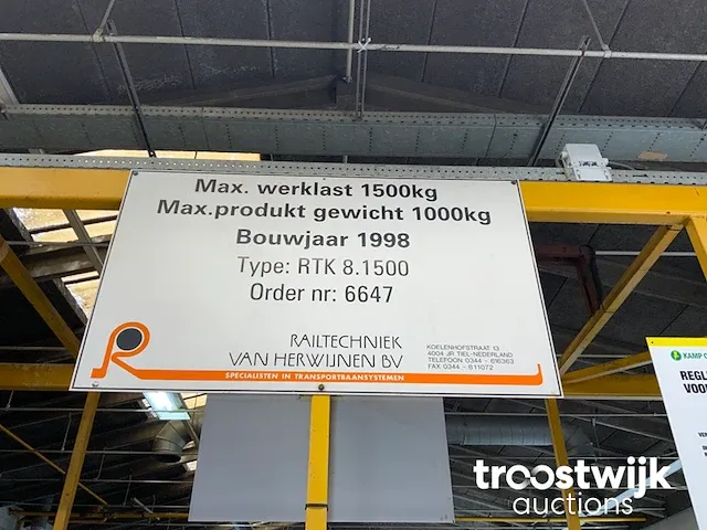 Chromateerlijn met kraanconstructie - afbeelding 34 van  54