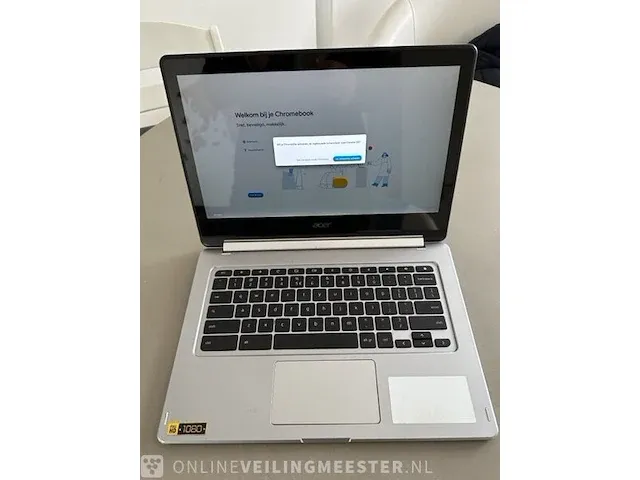 Chromebook acer, r13 (c85-312t-k7sp), grijs / chroom - afbeelding 2 van  6